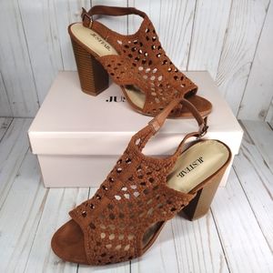 🍉5 for $25* Faux Suede Crochet Dress Sandals